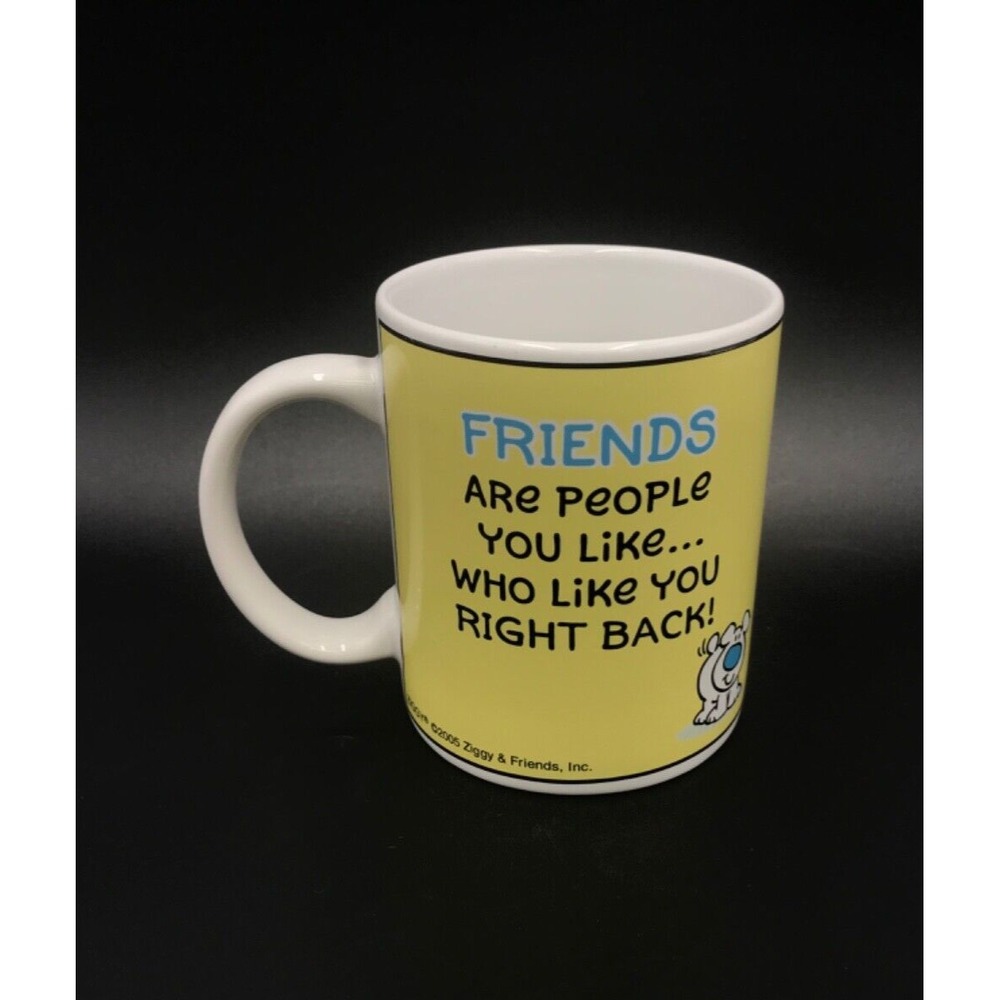 Ziggy & Friends Cartoon Comic Coffee Cup‎ Mug 2005